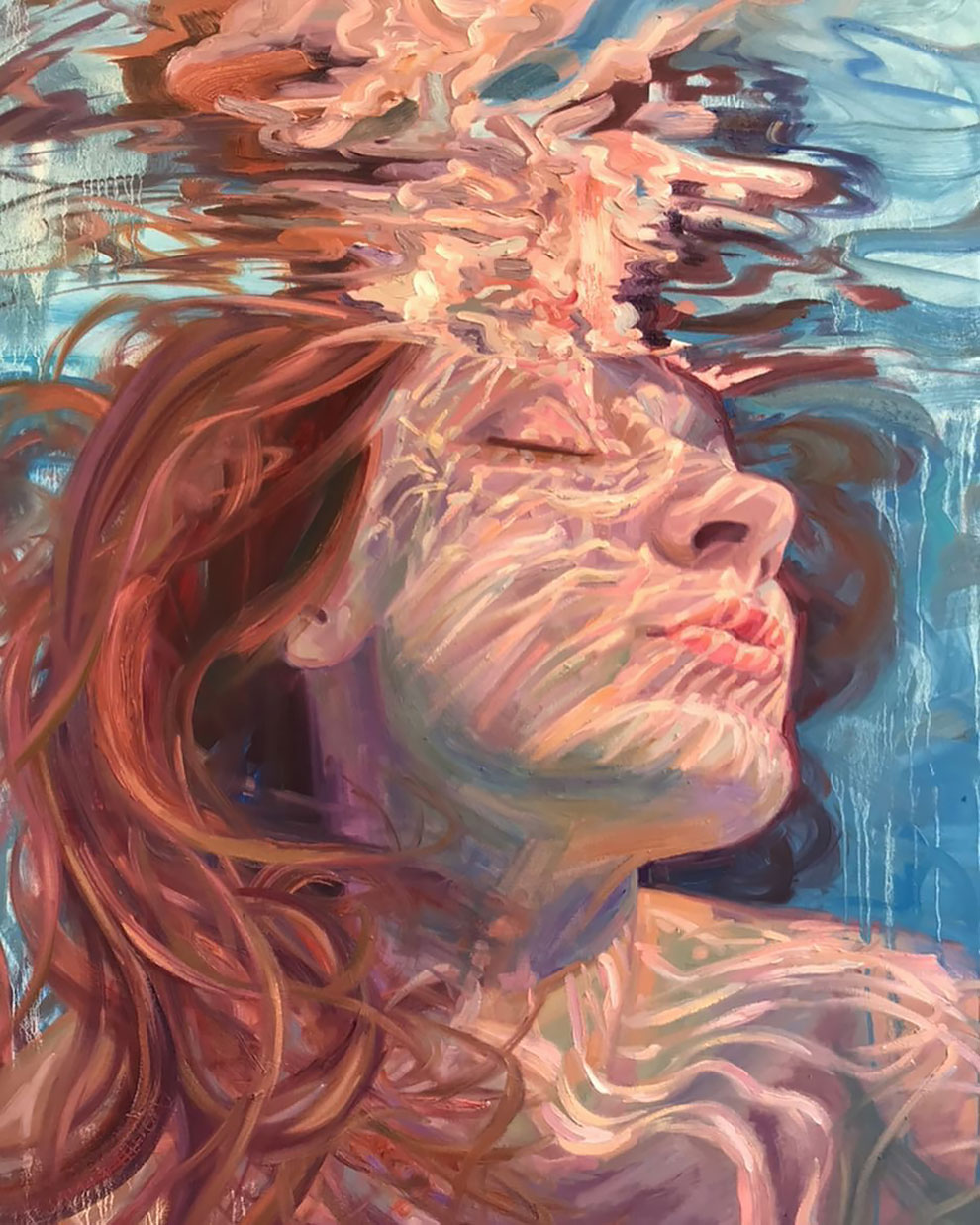 Фотография: Девушки в воде: летние картины калифорнийской художницы Изабель Эмрих №13 - BigPicture.ru