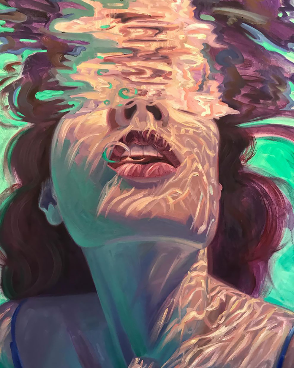 Фотография: Девушки в воде: летние картины калифорнийской художницы Изабель Эмрих №14 - BigPicture.ru