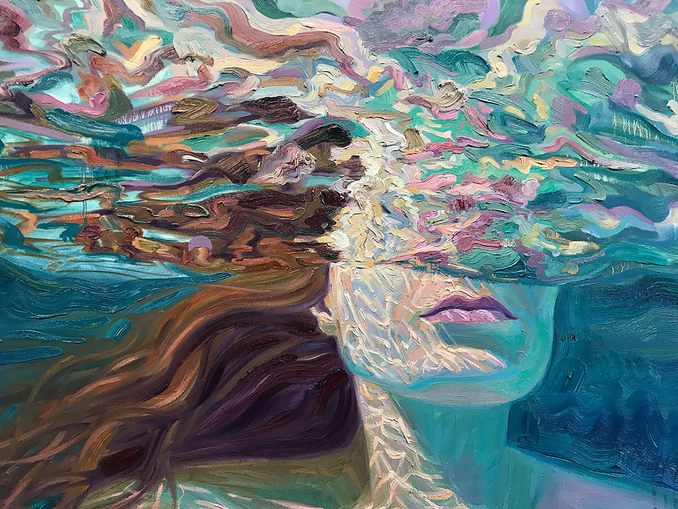 Фотография: Девушки в воде: летние картины калифорнийской художницы Изабель Эмрих №26 - BigPicture.ru