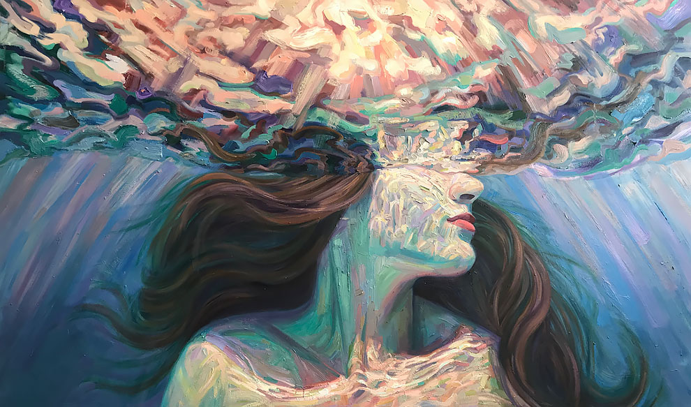 Фотография: Девушки в воде: летние картины калифорнийской художницы Изабель Эмрих №15 - BigPicture.ru