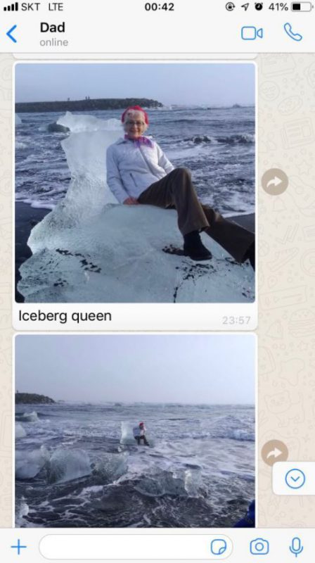 Фотография: Королева, потерявшая трон: бабушку отнесло на льдине в открытое море во время фотосессии №6 - BigPicture.ru