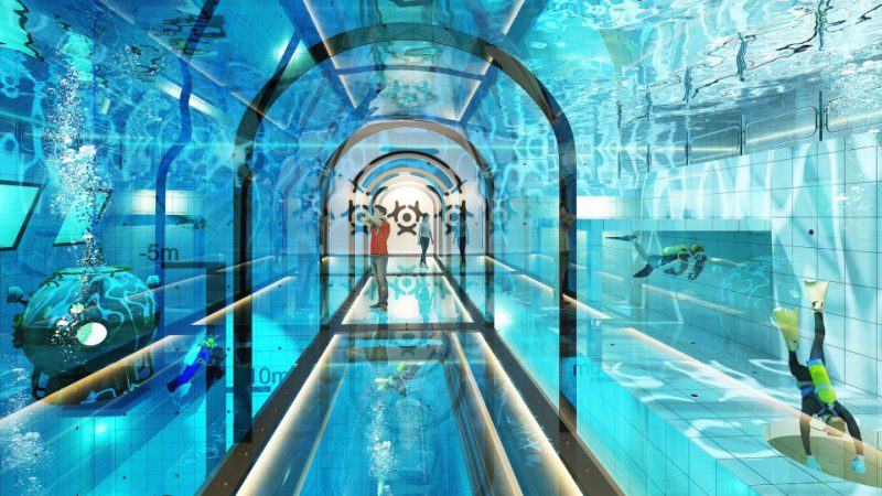 Фотография: Ныряй! В Польше открывают самый потрясающий бассейн в мире глубиной более 45 метров №5 - BigPicture.ru