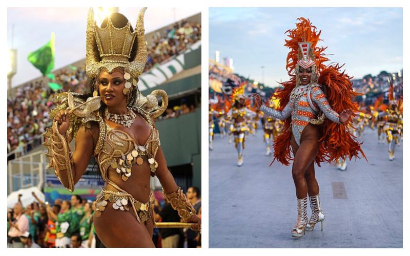 Фотография: В зажигательном ритме самбы: самое яркое зрелище года - красочный карнавал в Рио-де-Жанейро №1 - BigPicture.ru