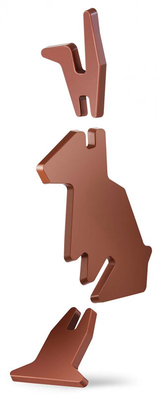 Фотография: Шоколадный конструктор: пасхальный кролик своими руками №4 - BigPicture.ru