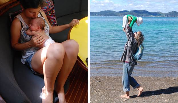 Фотография: На одной волне: супруги путешествуют в открытом море уже 8 лет и за это время родили троих детей №13 - BigPicture.ru