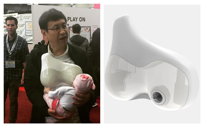Фотография: Папа может все: японцы создали гаджет, который позволяет мужчинам вскармливать детей грудным молоком №1 - BigPicture.ru