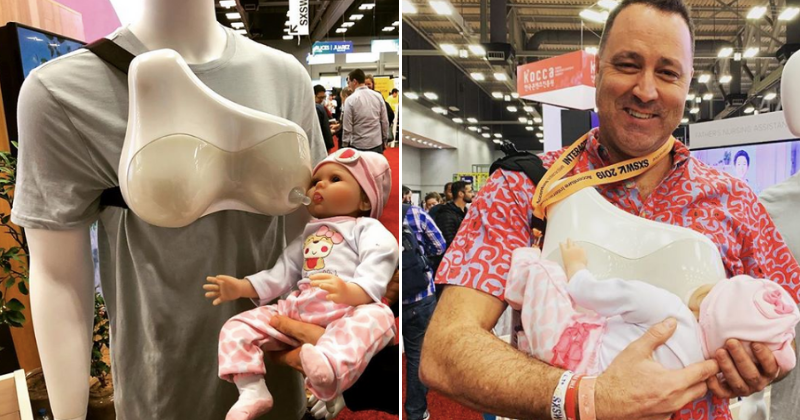 Фотография: Папа может все: японцы создали гаджет, который позволяет мужчинам вскармливать детей грудным молоком №6 - BigPicture.ru