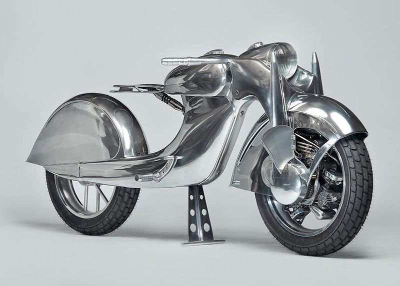 Фотография: Невероятно красивый мотоцикл: реплика немецкого Killinger und Freund в стиле арт-деко №1 - BigPicture.ru