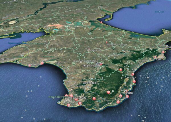 Крым «до» и «после», или Что за 5 лет изменилось на спутниковых снимках