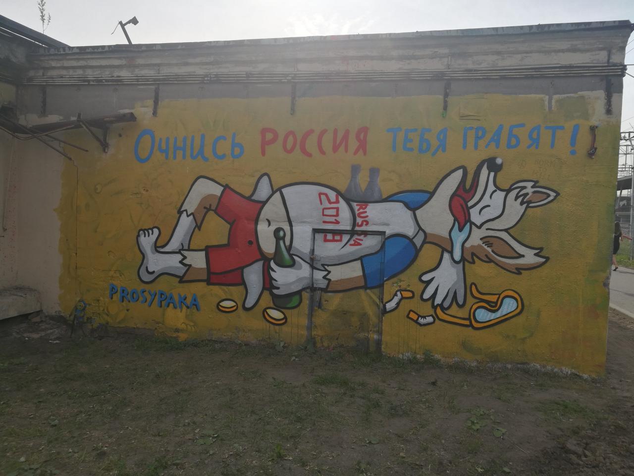 Фотография: Граффити-райтеры vs. ЖКХ, или Битва за стену №13 - BigPicture.ru