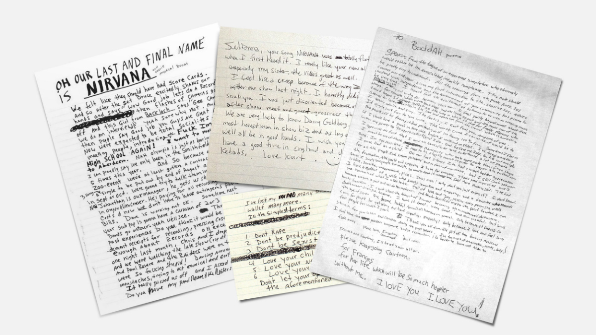Фотография: Type like teen spirit: художники сделали из почерков Курта Кобейна, Джона Леннона и Дэвида Боуи шрифты для компьютера №3 - BigPicture.ru