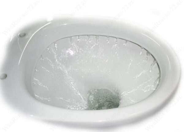 Установка системы слива унитаза