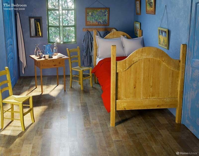 Фотография: В спальне у Ван Гога: как бы выглядели интерьеры с картин известных художников №3 - BigPicture.ru