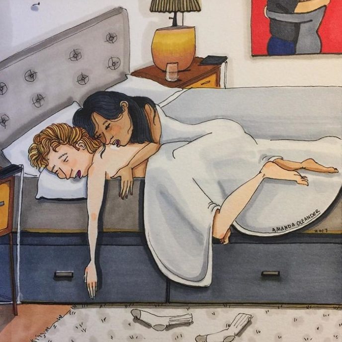 Фотография: Закулисье любви: американская художница рисует реальные отношения №5 - BigPicture.ru