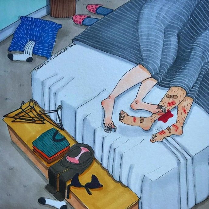 Фотография: Закулисье любви: американская художница рисует реальные отношения №16 - BigPicture.ru