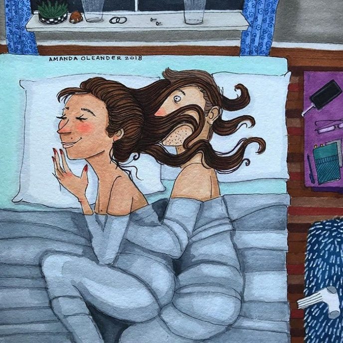 Фото: За кулисами любви: американский художник, рисующий настоящие отношения #15 —   МОИ ЗАМЕТКИ
