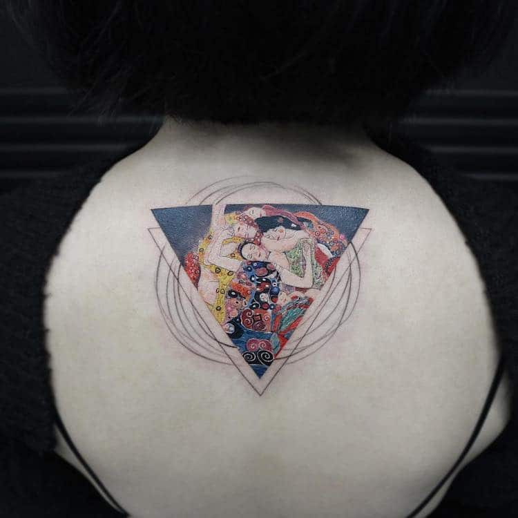 Фотография: Шедевры мирового искусства на татуировках Эвы Карабудак №7 - BigPicture.ru