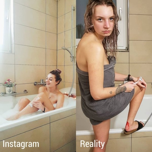 Фотография: Инстаграм VS реальность: вот она какая правда №4 - BigPicture.ru