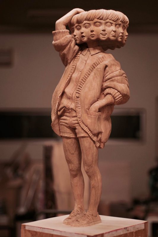 Фотография: Переменчивое настроение деревянных скульптур Йошитоши Канемаки №2 - BigPicture.ru