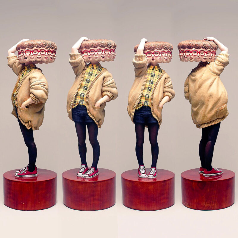 Фотография: Переменчивое настроение деревянных скульптур Йошитоши Канемаки №1 - BigPicture.ru