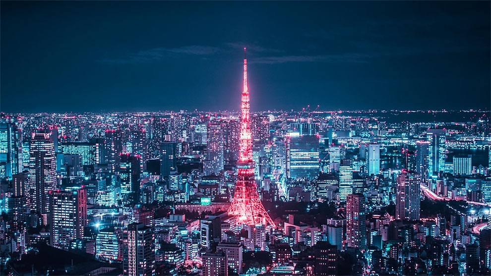 Япония крупнейший в мире. Япония город Токио ночью. Япония Мегаполис Токио. Япония Мегаполис Токио ночью. Центр Токио ночью.