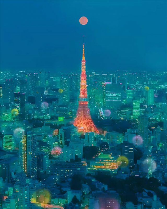 15 потрясающих снимков ночного Токио с высоты небоскребов