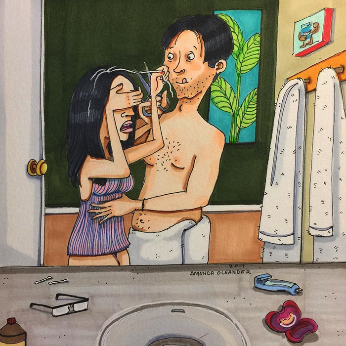 Фотография: Закулисье любви: американская художница рисует реальные отношения №14 - BigPicture.ru