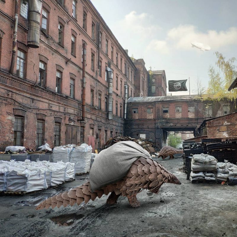 Фотография: Другой Питер: художник населил город необычными обитателями №17 - BigPicture.ru