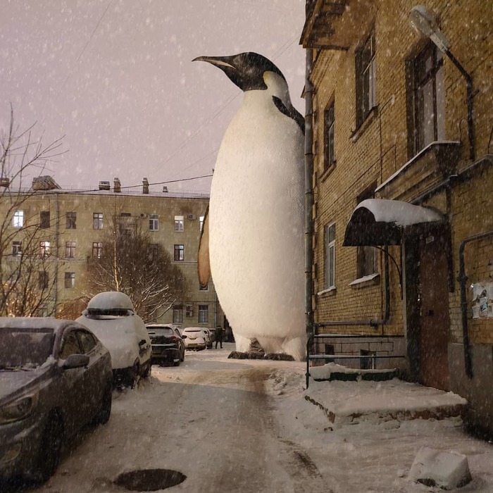 Фотография: Другой Питер: художник населил город необычными обитателями №3 - BigPicture.ru