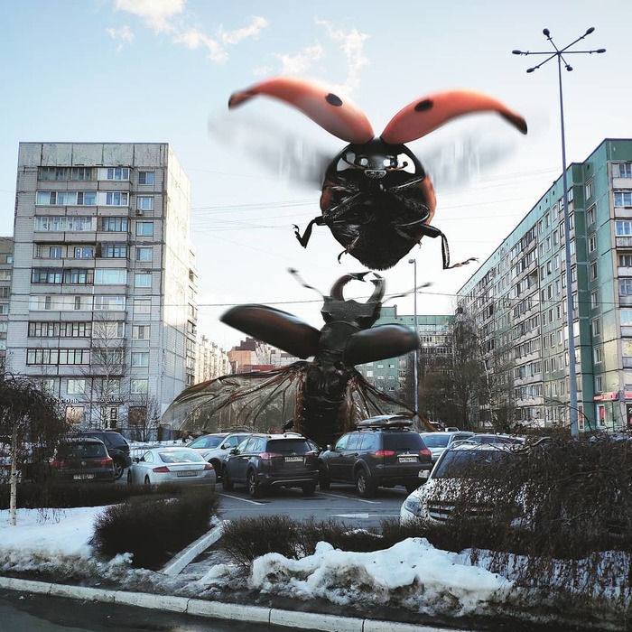 Фотография: Другой Питер: художник населил город необычными обитателями №11 - BigPicture.ru