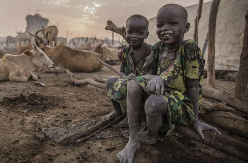 Фотография: Будни африканского народа динка: женщины, не признающие одежду, побежденный рак и буйволы №16 - BigPicture.ru