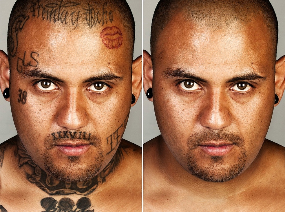 Фотография: Ретушированные татуировки гангстеров: фотопроект Стива Бартона №2 - BigPicture.ru