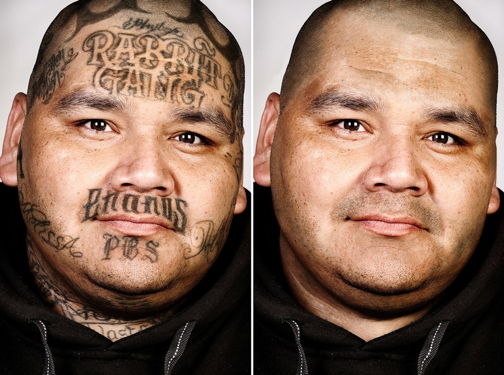 Фотография: Ретушированные татуировки гангстеров: фотопроект Стива Бартона №7 - BigPicture.ru