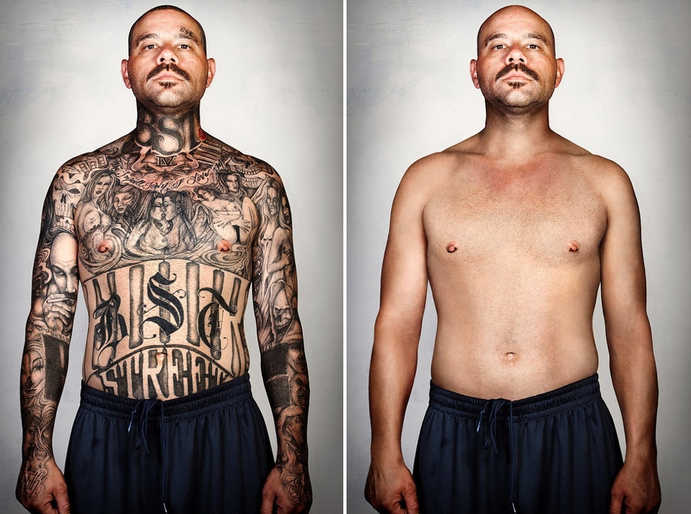 Фотография: Ретушированные татуировки гангстеров: фотопроект Стива Бартона №8 - BigPicture.ru