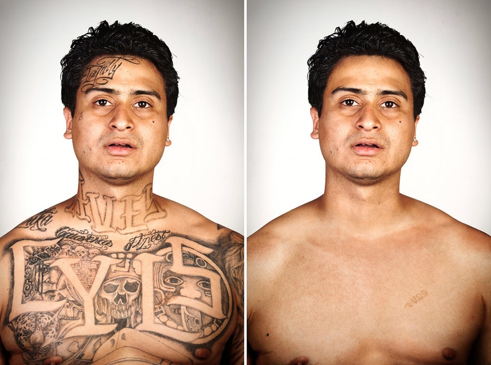 Фотография: Ретушированные татуировки гангстеров: фотопроект Стива Бартона №11 - BigPicture.ru