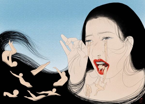 На грани реальности и галлюцинации: 10 психоделических иллюстраций Мики Ким