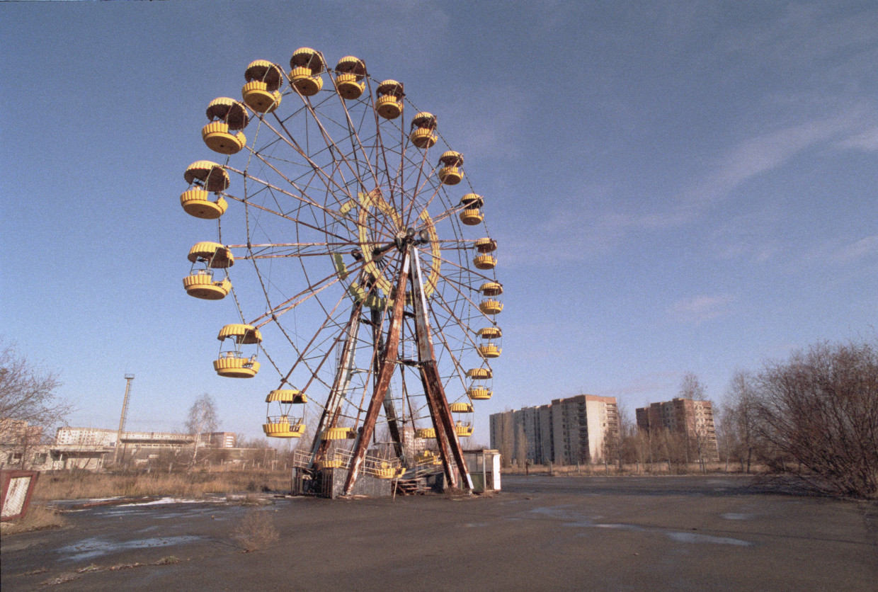 Фотографии колеса обозрения в чернобыле