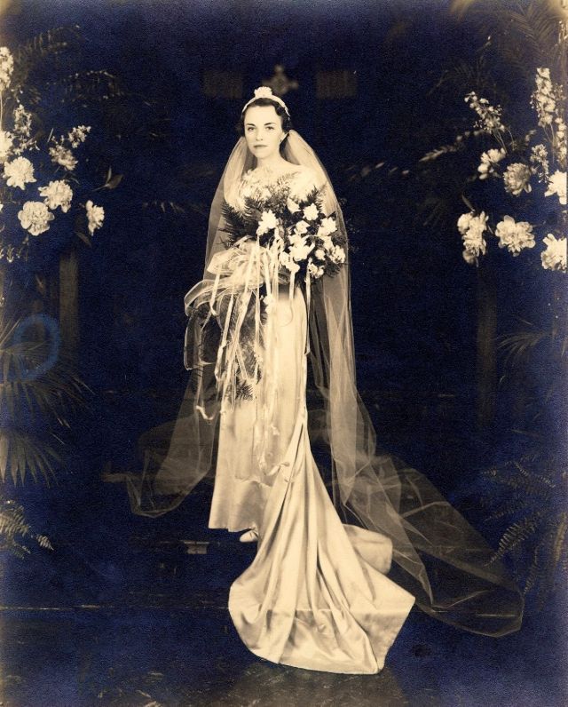 Фотография: Длина имеет значение: уникальные снимки невест 30-х годов №16 - BigPicture.ru