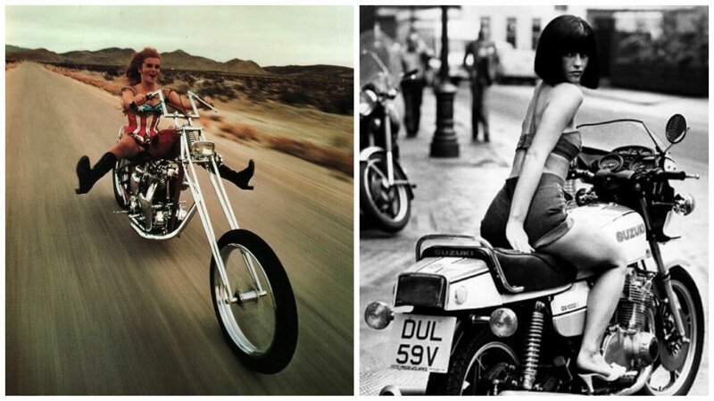 Фотография: Девушки и мотоциклы: 20 замечательных ретро-снимков №1 - BigPicture.ru