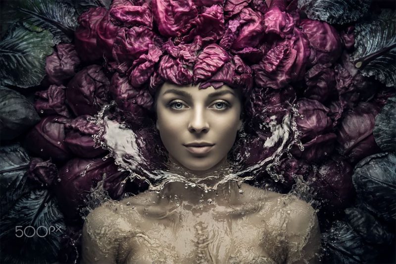 Фотография: Сад красоты: концептуальные цветочные портреты Евгения Колесника №6 - BigPicture.ru