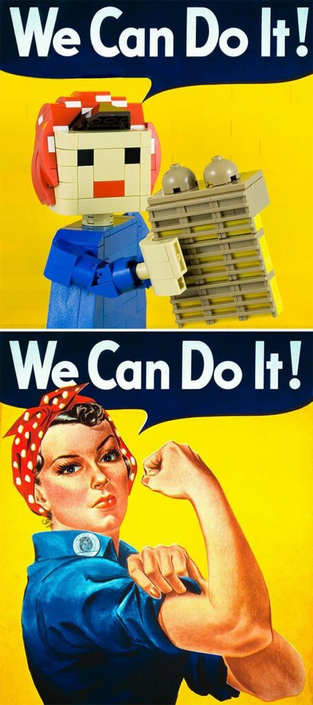 30+ шедевров искусства, собранных из LEGO » BigPicture.ru