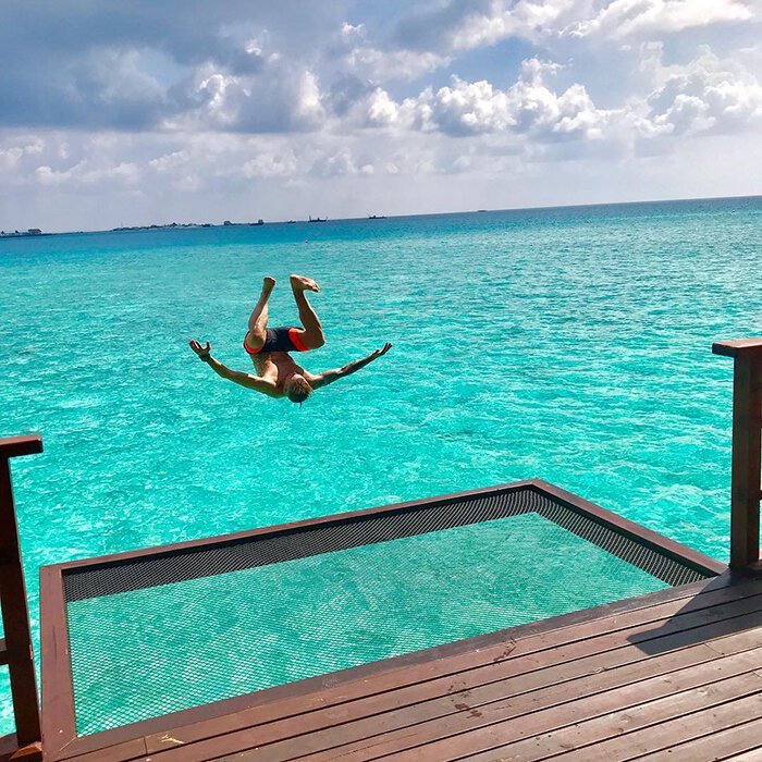 Фотография: А вы хотели бы поспать над океаном под звездами? Тогда вам на Мальдивы! №7 - BigPicture.ru