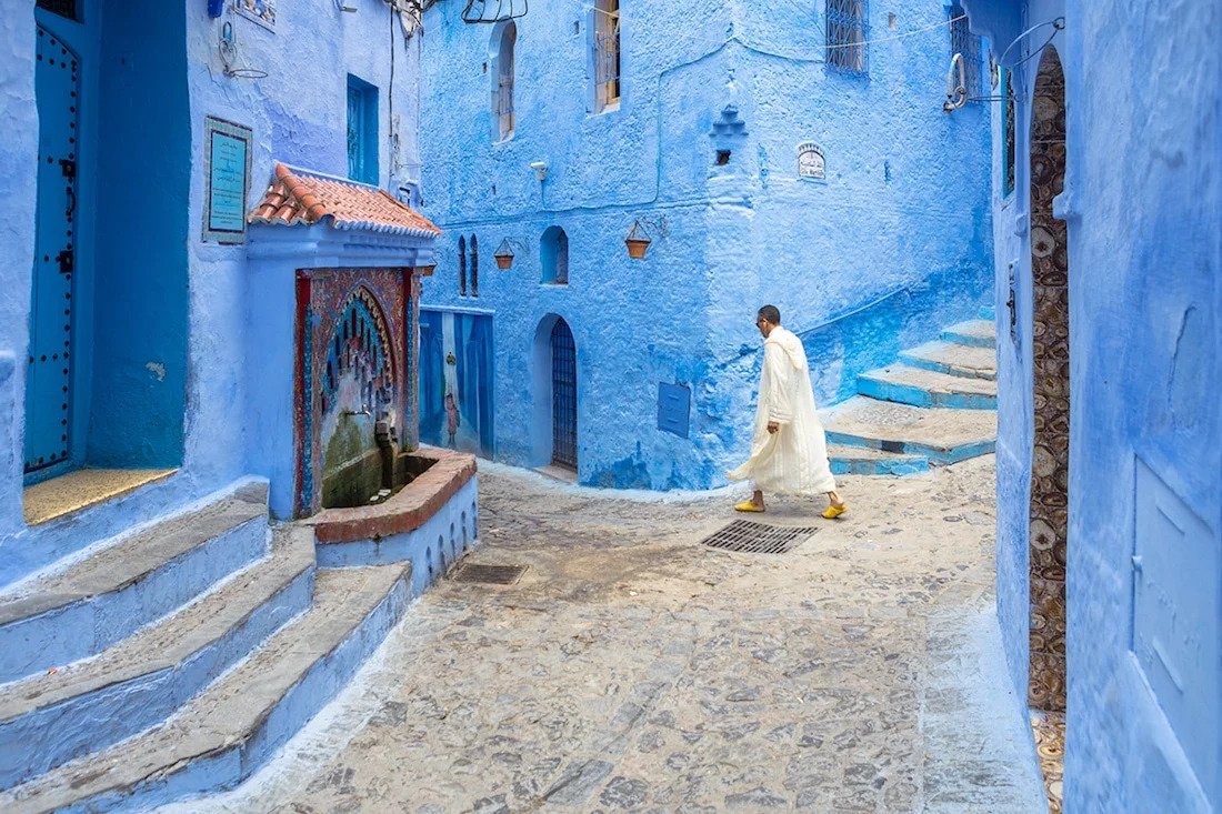 Фотография: Шефшауэн, город небесных красок: Голубая жемчужина Марокко №12 - BigPicture.ru