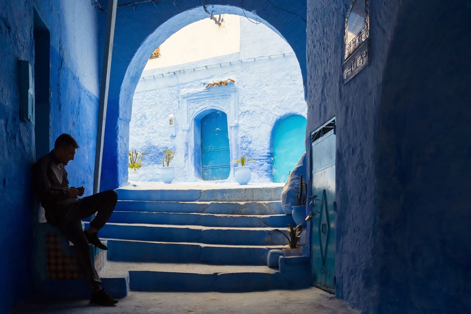 Фотография: Шефшауэн, город небесных красок: Голубая жемчужина Марокко №2 - BigPicture.ru