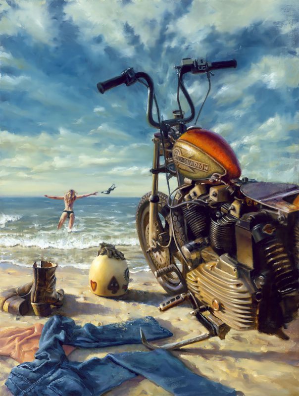 Фотография: Бог мото-арта Дэвид Уль и его красотки Harley-Davidson №16 - BigPicture.ru