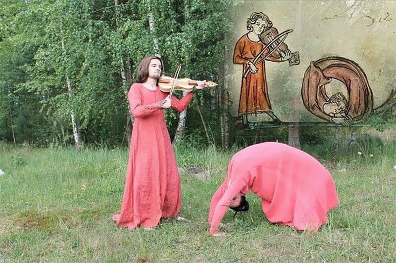 Фотография: Странные и смешные реконструкции средневековых рисунков №8 - BigPicture.ru