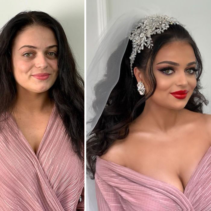 Фотография: 23 фото удивительных преображений невест после свадебного макияжа №16 - BigPicture.ru