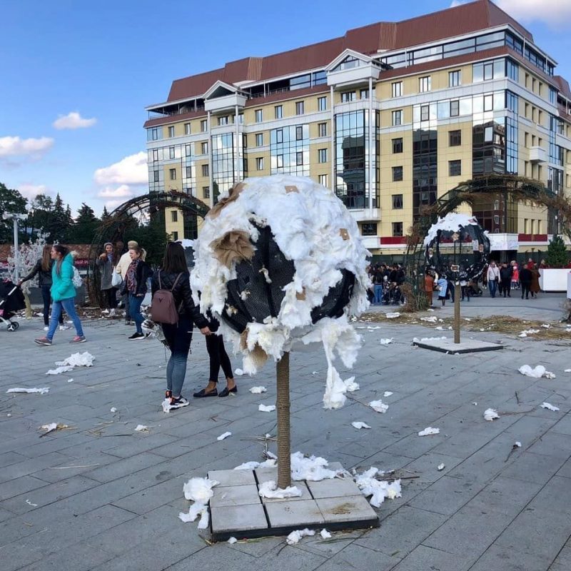 Фотография: В День города жители Ставрополя съели слона и обглодали крону дерева №6 - BigPicture.ru