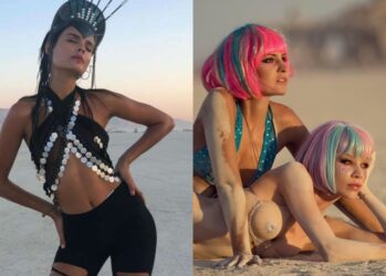 35 фото горячих девушек с не менее горячего фестиваля Burning Man-2019