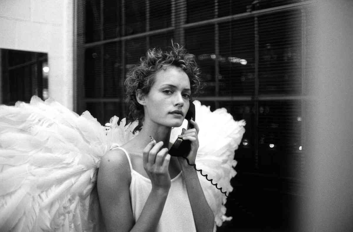 Фотограф Питер Линдберг на съемочной площадке